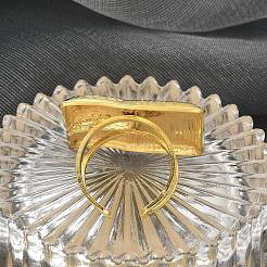 Кольцо-манжета из нержавеющей стали 304 для женщин&nbsp;LS-RJEW-B109-06G-01