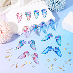 Наборы для самостоятельного изготовления сережек-крыльев DIY-TA0012-36