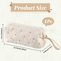Pochettes de rangement pour sèche-cheveux en coton avec fermeture éclair&nbsp;AJEW-WH20054-331C