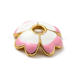 4-лепесток сплава эмали шарик шапки&nbsp;FIND-G029-06G