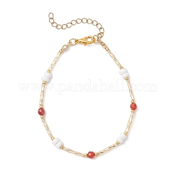 Браслеты из стеклянных бусин для женщин BJEW-MZ00261-01