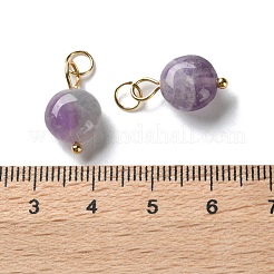 Подвески из натурального аметиста &nbsp;STAS-C120-10G-01