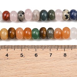 Misti naturali perline pietra fili&nbsp;GG-CBAD029-B03-5x8mm