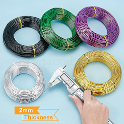 Круглый анодированный алюминиевый провод AW-BC0007-2.0mm-10