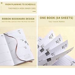 2023 блокнот с вкладками за 12 месяца&nbsp;LS-AJEW-A043-02A