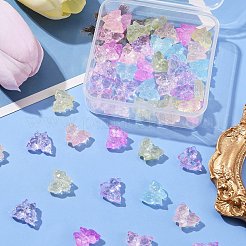 50шт прозрачная стеклянная бусина GLAA-FS0001-75