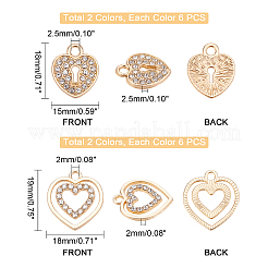 Подвески из сплава 24шт 4 стиля&nbsp;FIND-PH0003-44