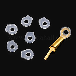 Комфортная силиконовая клипса на подушечках для серег SIL-T003-04