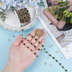 Наборы для самостоятельного изготовления наборов украшений из латуни со стразами&nbsp;DIY-OC0014-15A