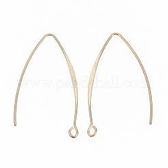 Латунные крючки для сережек&nbsp;KK-N231-07-NF