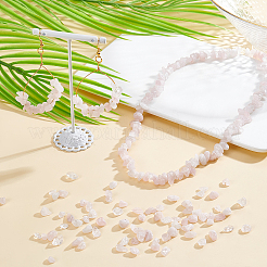 Естественно розового кварца чип шарик нити&nbsp;G-GA0001-46