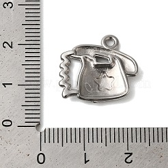 Pendentifs en acier inoxydable 304 anti-ternissement avec strass&nbsp;STAS-N103-40P
