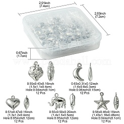 60 шт. 5 стиля подвески из нержавеющей стали 304 STAS-FS0001-45