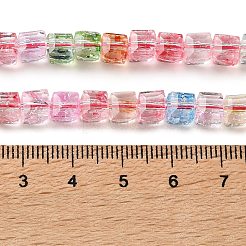 Perlas de vidrio de imitación de Jade imitación electrochapa&nbsp;EGLA-A047-02