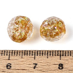 Ручной стеклянные фольга бисер пряди&nbsp;FOIL-N033-03D