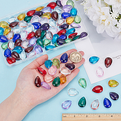 96шт 12-х цветные подвески ручной работы в технике лэмпворк LAMP-AR0001-46