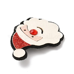 Weihnachtsbrosche aus PU-Leder&nbsp;LS-JEWB-C004-01B