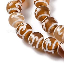 Тибетского стиля бусы дзи G-U006-06D-02