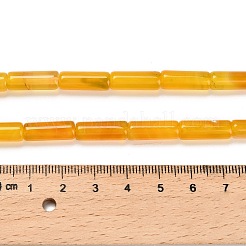 Окрашенные естественный агат бисер пряди G-G203-01G