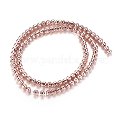Non magnetici perle ematite sintetico fili&nbsp;G-P338-20A-4mm-RG