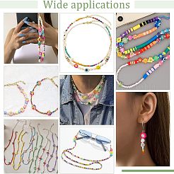 300шт 10 цвета бусины из полимерной глины ручной работы CLAY-CA0001-21