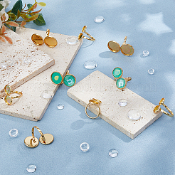 10 шт. 5 стиля фурнитуры для открытых манжет из нержавеющей стали 304&nbsp;DIY-HS0002-22