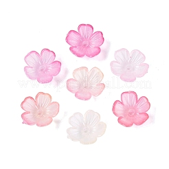 Capuchons de perles en plastique transparent&nbsp;KY-Q005-02A-10