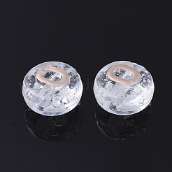 Placcatura perline acrilico trasparente&nbsp;X-MACR-T032-03E