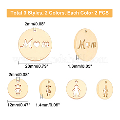 12 шт. 6 подвески из нержавеющей стали 304&nbsp;STAS-UN0022-60