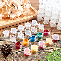 Пластиковые краски горшки полоски DIY-PH0027-10