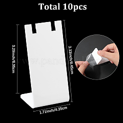 10 шт. акриловые подставки для ожерелий в форме буквы L NDIS-SC0001-02B