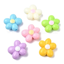 Непрозрачные акриловые бусины OACR-CJC0009-06