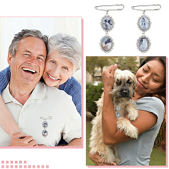 Заготовка овальной броши из сплава своими руками&nbsp;JEWB-AB00024