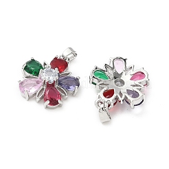 Латунные микро проложить кубического циркония подвески&nbsp;KK-S532-10P-B