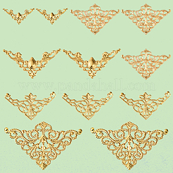 120 шт. 5 стиля железных филигранных соединительных звеньев&nbsp;FIND-SC0017-09