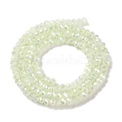 Запекание гальванических нитей стеклянных бусин&nbsp;DGLA-A039-J4mm-B17