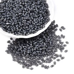 Стеклянные бусины с имитацией нефрита&nbsp;SEED-T006-01A