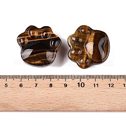 Figuren mit Katzenpfotenabdruck aus natürlichem Tigerauge&nbsp;DJEW-N003-03D