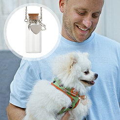 4 шт. стеклянная пробковая колонна&nbsp;HJEW-DR00261