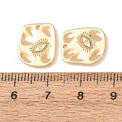 Latón micro pavimenta claro cubic zirconia encantos&nbsp;CU-CBAD58F-01G