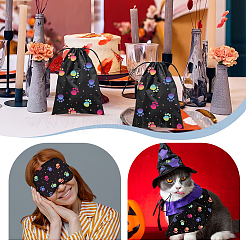 Halloween bedrucktes Polyestergewebe&nbsp;DIY-WH0430-472A