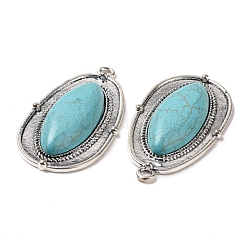 Синтетический бирюзовые большие кулоны&nbsp;PALLOY-K001-045