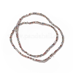 Гальванические стеклянные бусины&nbsp;GLAA-G097-02A-02