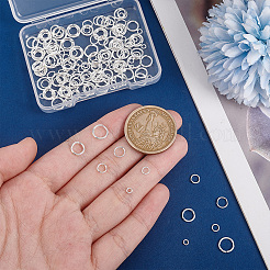 180 шт. 6 стиля стойки с покрытием из латуни соединительные кольца KK-PH0010-06