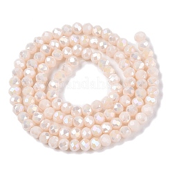 Стеклянные бусины с гальваническим покрытием &nbsp;LS-EGLA-A044-P3mm-B05