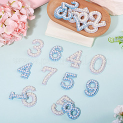 20 pièce de strass thermocollants de 20 styles&nbsp;DIY-TA0015-52B