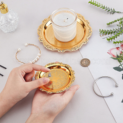 2шт 2 стиля железная пластина для украшений&nbsp;DJEW-PH0001-51