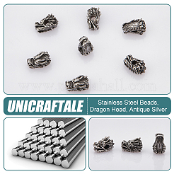 10 шт. бусины из хирургической нержавеющей стали 316 STAS-UN0058-99