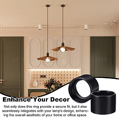 Железные кольца для воротника абажура лампы IFIN-WH0071-38