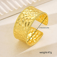 Кованый латунный браслет-манжета нерегулярной формы для женской вечеринки&nbsp;GX4833